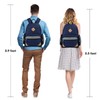 College Backpack Lightweight Basic Backpacks Casual Daypack with 2 Side