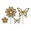 Garden Decoration Butterfly Garden Stake Decorative Stake Flower & Butterfly