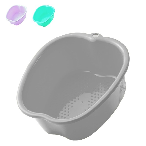 AXLOFO® Foot Soaking Bath Basin, Large Plastic Foot Soaking Tub,