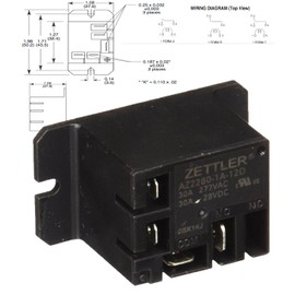 American Zettler Power Relay for Atwood 93849 Water Heater Relay Kit RV Parts