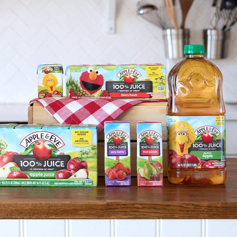 Apple & Eve 100% Juice, Strawberry Watermelon, 6.75 fl oz,