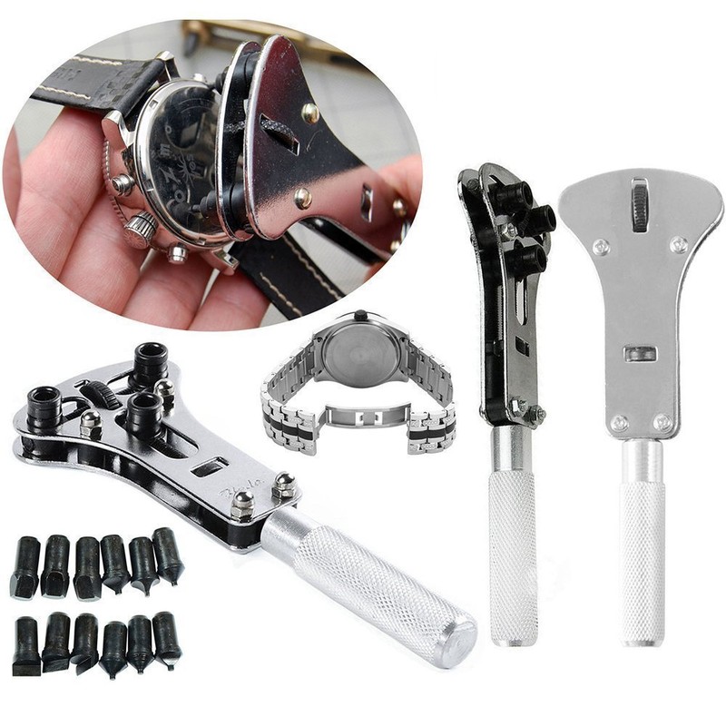Professional Watch Repair Tool Kit, Geepro Portable Watchmaker Watch Case
