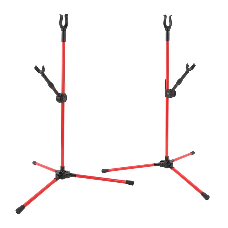 Archery Recurve Bow Stand Fiberglass Compound Bow Holder Light Weight