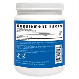 Natural Vitality Calm Magnesium Citrate Mineral Powder - 20 oz