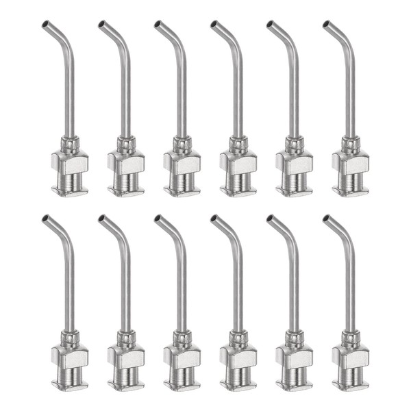 HARFINGTON 12pcs Dispensing Needles, 14 Gauge 1" Stainless Steel Blunt