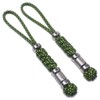 2 Pack Paracord Knife Lanyard with Stainless Steel Beads Paracord
