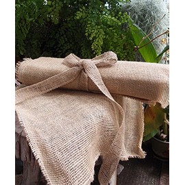 Burlap Squares, Centerpieces, Fringe Edges 1 Dozen Premium Jute Burlap 20" x 20"