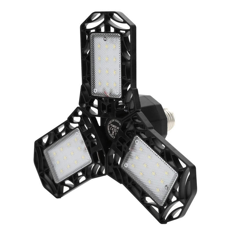 40W E27/E26 36LED Fan Garage Light Plastic Black Industrial Working