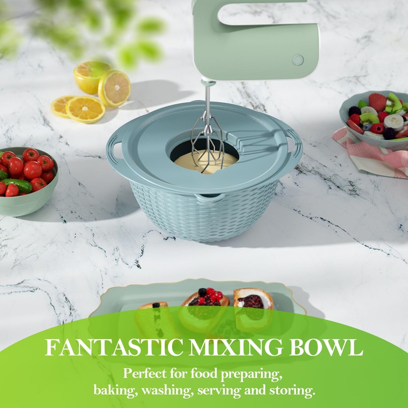 4-1 Colander with Bowl Set - Strainers for Kitchen, Food