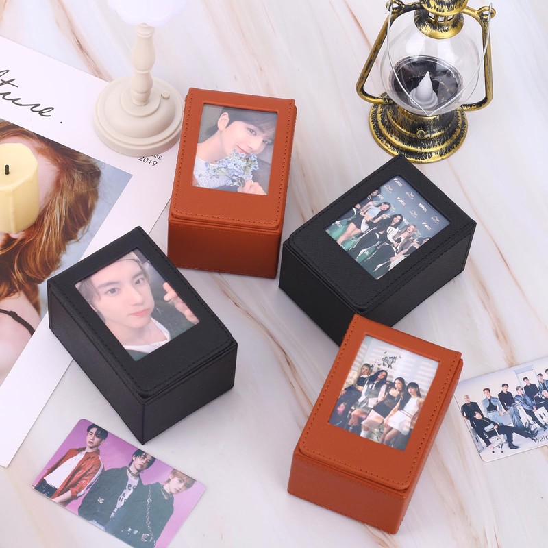 Deck Case, Trading Card Case, Storage Box, PU Leather, Magnetic