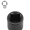 QUARKZMAN 4 Stück 1/2" Drive (F) x 3/8" (M) Socket