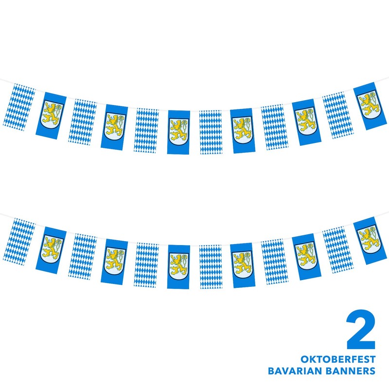 Oktoberfest Bavarian Banner (2 Pack)
