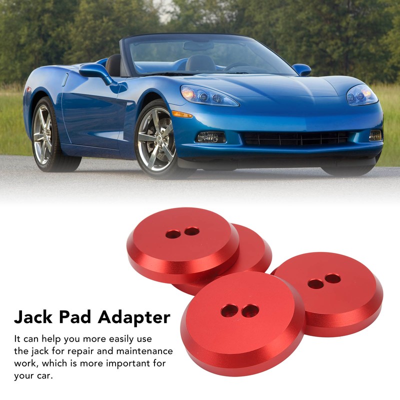 4pcs Jack Pad Adapter Aluminum Floor Jack Pad Replacement For