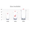 WGV Unique Bouquet Vase, 7" W, 12" H, Clear Short