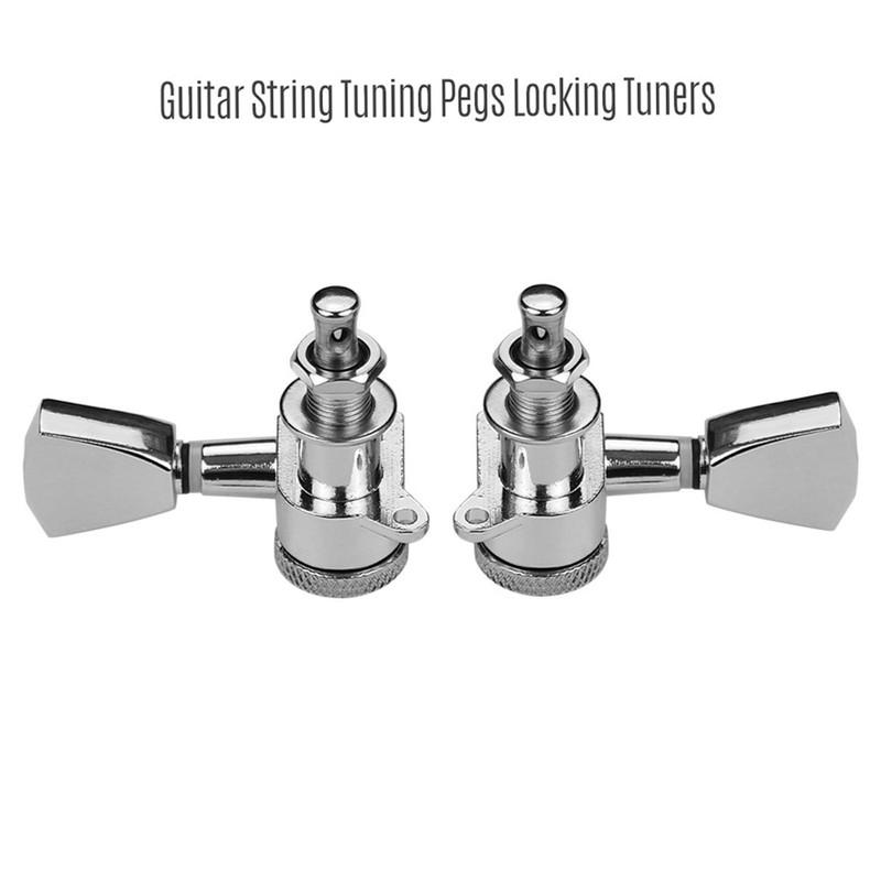 6 Pieces 3L3R Guitar String Tuning Pegs Locking Tuners Machine