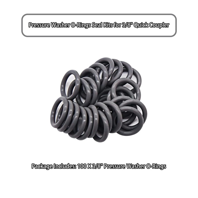 O-Ring for Pressure Washer Seal Kits for 3/8" Quick Coupler,