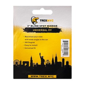 Blind Spot Mirror - Larger Side View, Enhanced Safety with Side Mirror Blindspot and Ideal Side View Mirror Blind Spot Solution (Convex Mirror, 1 Pack)