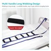 lefeke Bed Ladder Assist Strap with 6 Hand Grips,Portable Rope