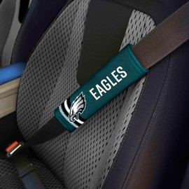 FANMATS 32109 Philadelphia Eagles Team Color Rally Seatbelt Pad - 2 Pieces
