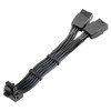 12VHPWR 90 Degree Adapter to 2X 8Pin: 16AWG 16 PIN