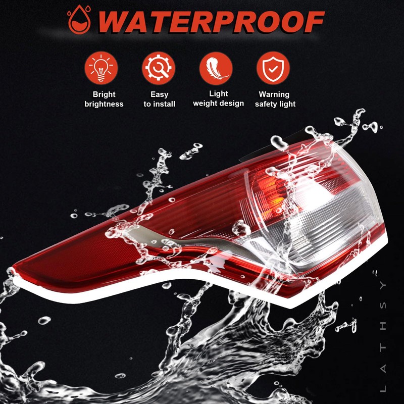 Tail Lights Assembly Compatible with 2013-2016 Ford Escape Left Driver