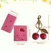 Hxusin, Cherry Charm Keychain, Fashionable Keychain, Cute, Bag Charm, Lightweight,