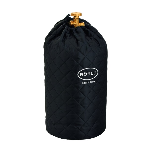 Rösle 25038 Protective Cover for Gas Bottle, 5 kg, Black