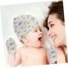 TOVINANNA 1Set Cotton Costume Set Newborn Hat Scratch Gloves Foot