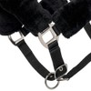 LeMieux Comfort Headcollar for Horses - Black - Soft Fleece
