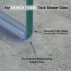 YTSAHSTT Frameless Shower Door Bottom Seal for 3/8" (10mm) Thick