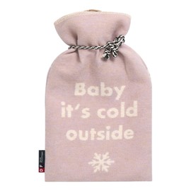 David Fussenegger Hot Water Bottle Baby Its Cold 2.0 Litres with Soft Cover Made of Recycled Cotton Sustainably Produced ÖkoTex100 GRS Made in Austria Colour Light Violet