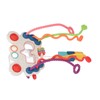 Pull String Interactive Toy Plastic Colorful Pulling Toy for Visual