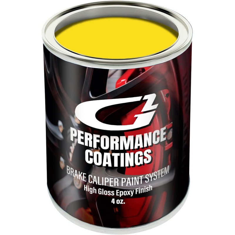 G2 High Temperature Brake Caliper Paint System Set Yellow G2161