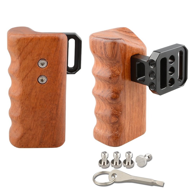 CAMVATE Wooden Grips for Panasonic Camera GH Series (1 Pair)