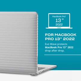 Tech21 EvoWave for MacBook Pro 13" (2020-2022) - Clear - Hard Cover
