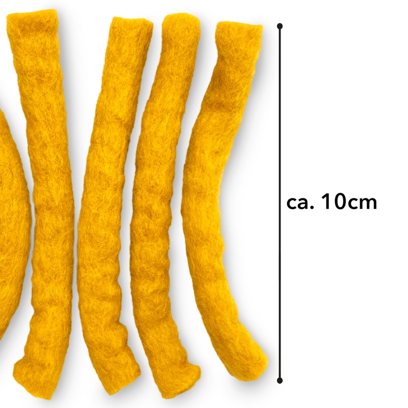 MEWOW 5 Felt Fries Cat Toy PAW Frites Pure Virgin