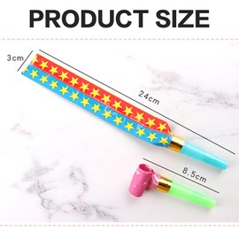 30 PCS Party Blowers for Kids Colourful & Fun Party Whistles Blowouts Celebrate with Kids Party Bag Fillers for Kids Unisx, Whistles Blowouts Noisemakers Loot Bag Filler Noise Toy for Birthdays.