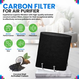 Bagean Carbon Pre Filter A 10" x 48" Compatible with Honeywell 50250-S & 50250 - Fits Honeywell Air Purifier Filter Replacement - Activated Carbon Prefilter A Filters Odors & Freshen the Air (1-Pack)