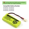VANBOW BT183342/BT283342 2.4V 800mAh Ni-MH Battery Pack, Compatible with AT&T