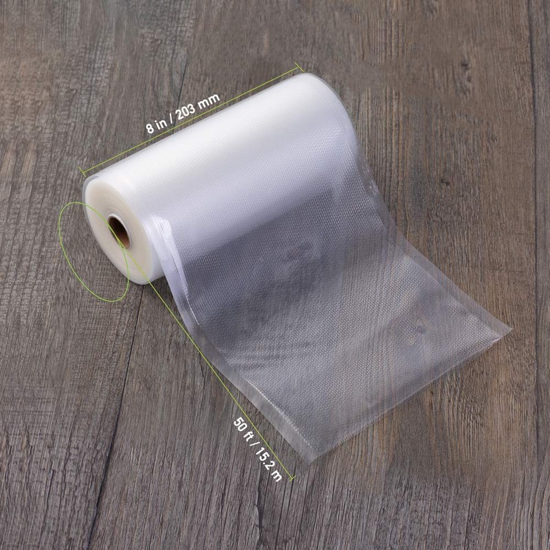 Wevac Vacuum Sealer Bags 8x50 Rolls 2 pack for Food