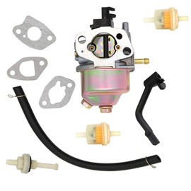 SAKITAM Carburetor with Gasket Spark Plug Fuel Filter Fit for Pulsar PG3250 PG3500 PG3500M 208CC 2500 3250 3000 3500 Watt Generator
