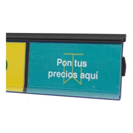 Exhivit Porta Precio, Preciador, Gondola De Riel Jm Romo 35 Pzs