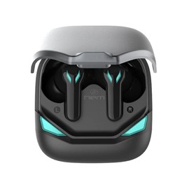 True Wireless Bluetooth Stereo Gaming Headset GT1 | 5-7hrs Playtime, in-Ear, Noise Cancelling, IPX6 Waterproof, LED Display, Built-in Microphone, 5.2 Bluetooth Chip, Tri-Mode (Black)