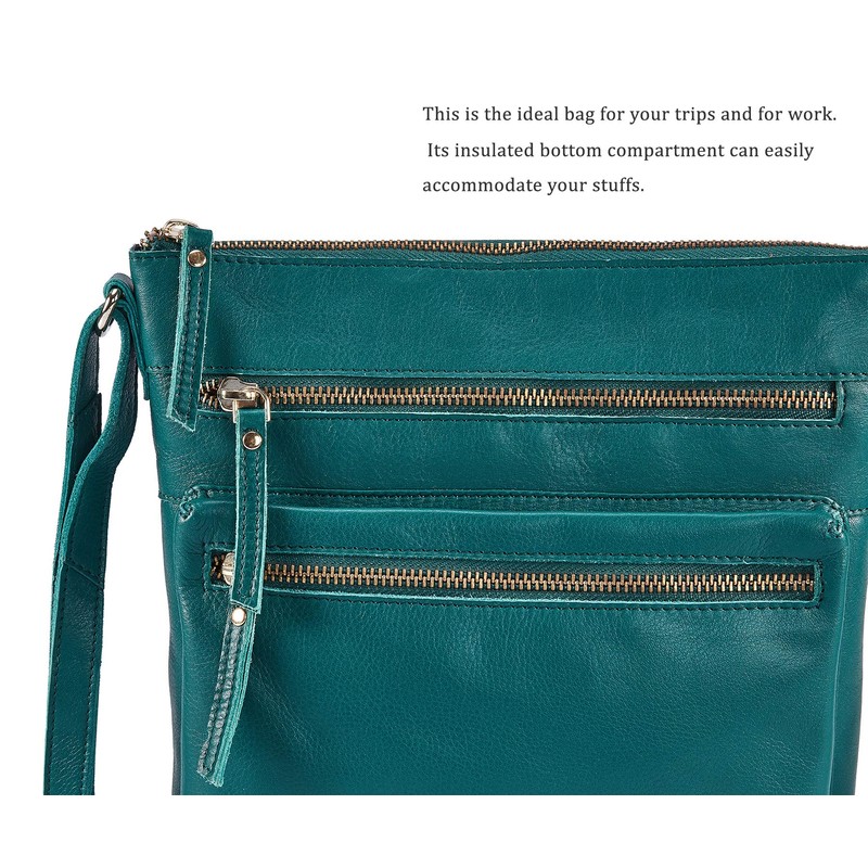 Wise Owl Accessories Real Leather Small Crossbody Handbags & Purses