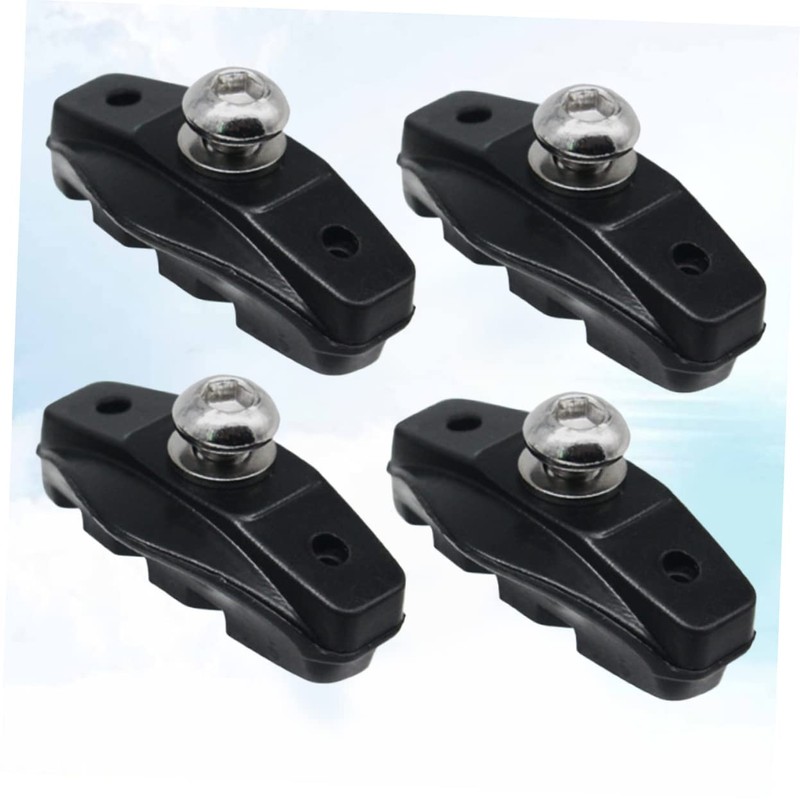 BESPORTBLE 2pairs C-Brake Pads for Road Bikes Rubber Shaped Design