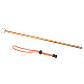 Diving Pointer Stick Aluminum Alloy 35cm Multifunctional Underwater Rod with LanyardOrange