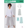 New Look Sewing Pattern N6625A Misses' Tops and Pull On