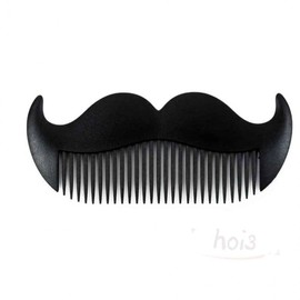Hoy Beard-Shaped Small Hair Brush Mini Hair Comb 3ea