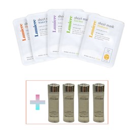 Lumiere mask pack 5 sheets + Isa Knox Tervina Radiance Treatment 25mlX4 / 루미에르 마스크팩 5매+이자녹스 테르비나 광채 트리트먼트 25mlX4개