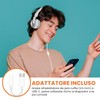 TECHMADE Juventus Football Kopfhörer mit Mikrofon | ON-Ear | mit